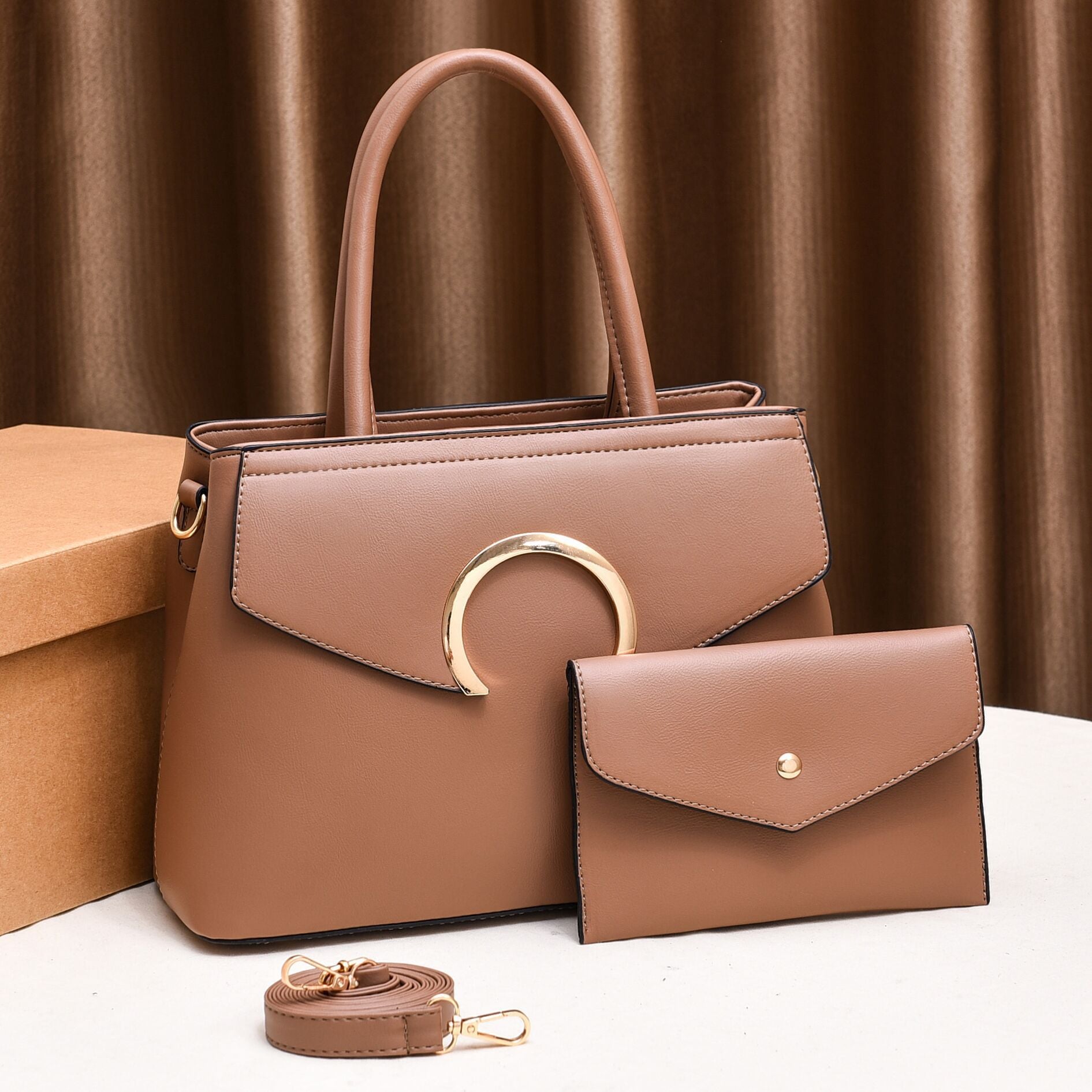 Wholesale PU Pure Color Mother Bag